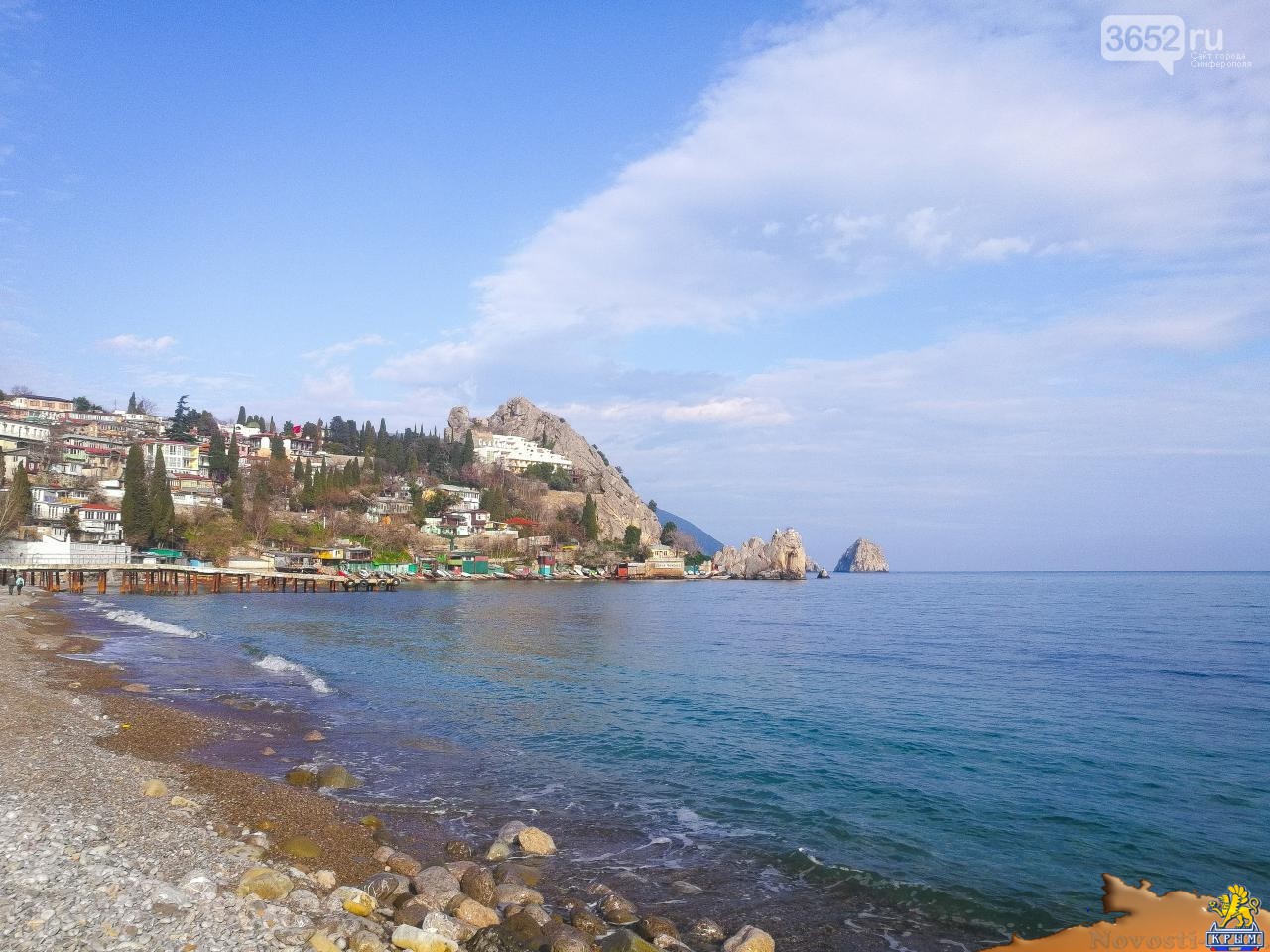 Пляжи Гурзуфа, Южный берег Крыма