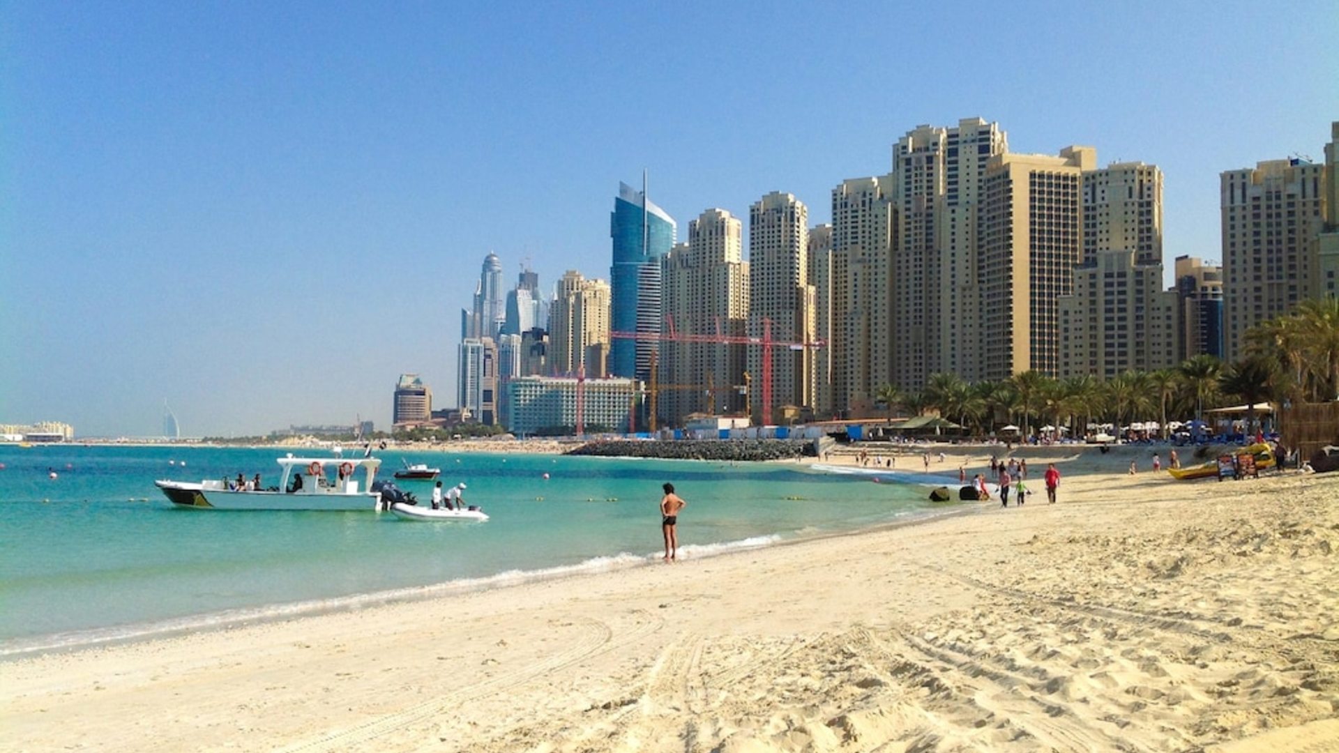 Пляж JBR Дубай Марина