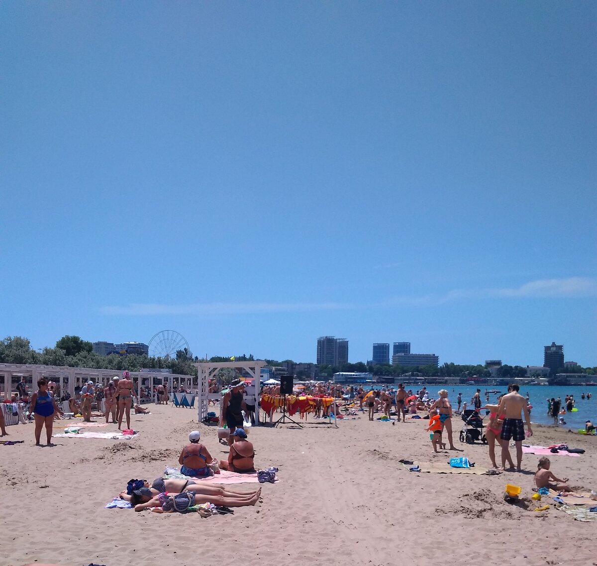 фото городской пляж анапы