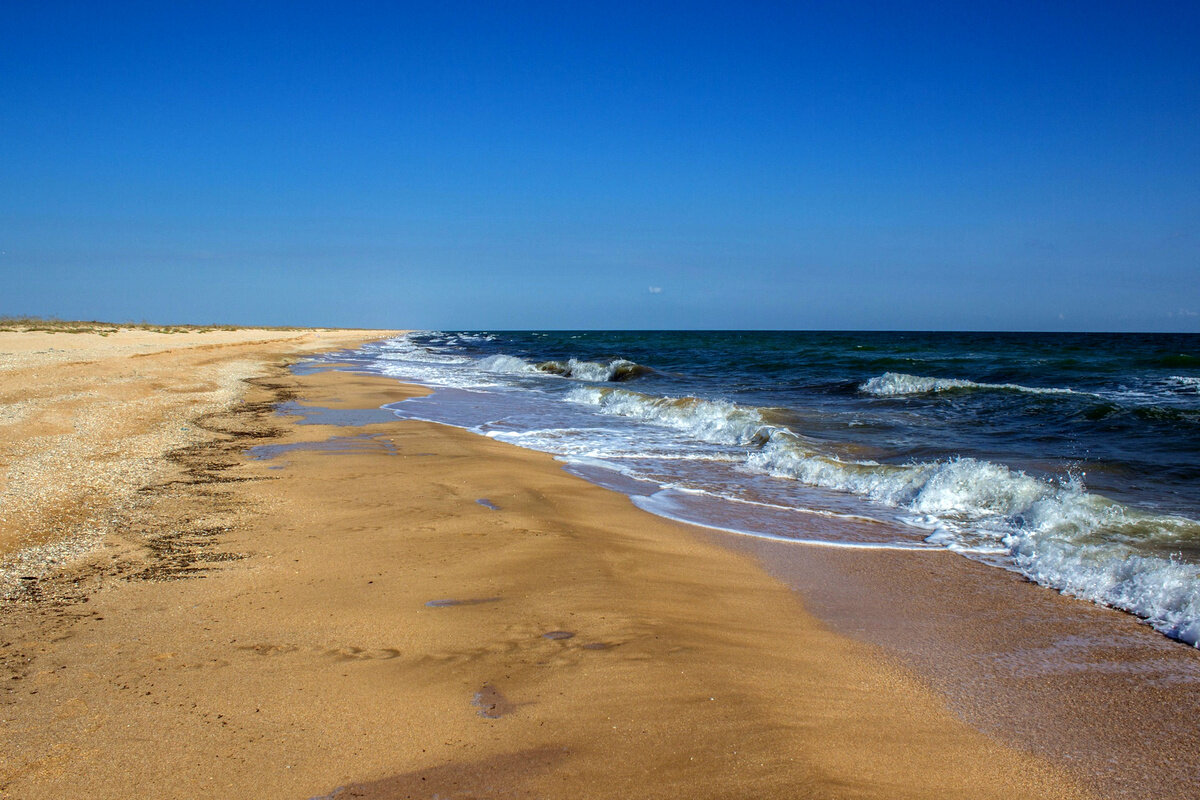 Пляжи азовского моря в крыму