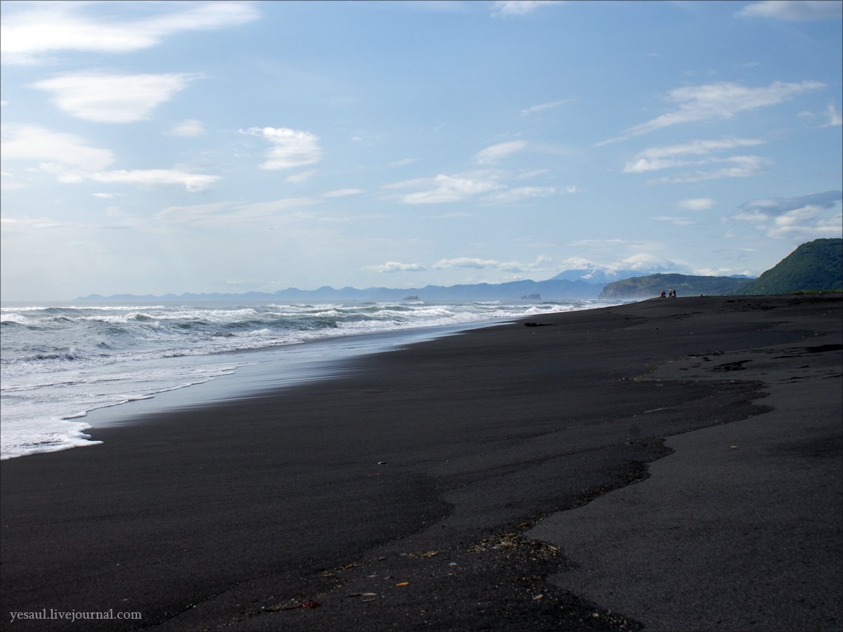 черный пляж камчатка