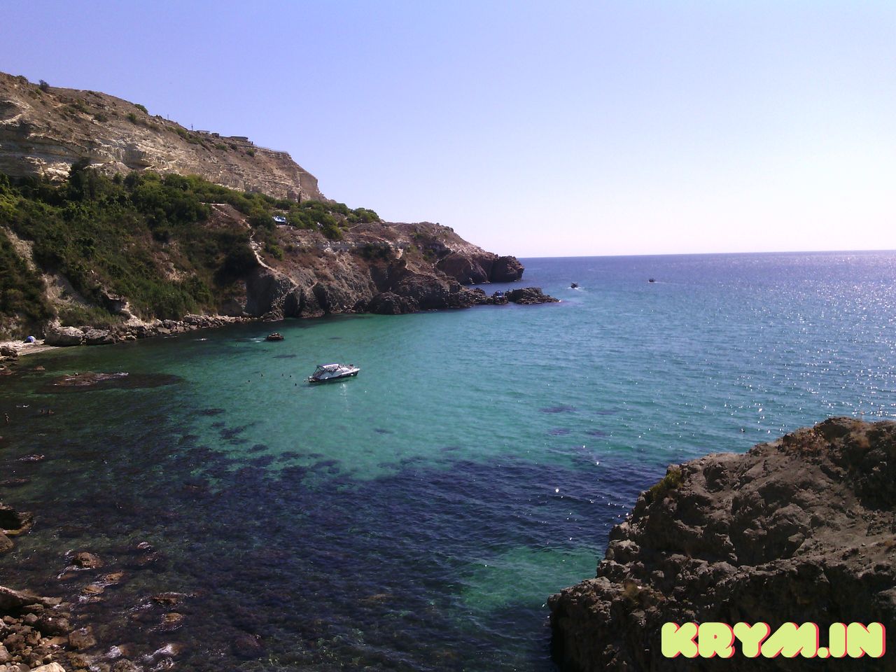 Крым пляж Баунти на Фиоленте