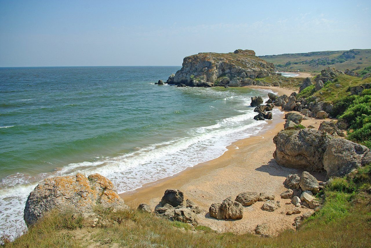 Азовское море генеральские пляжи