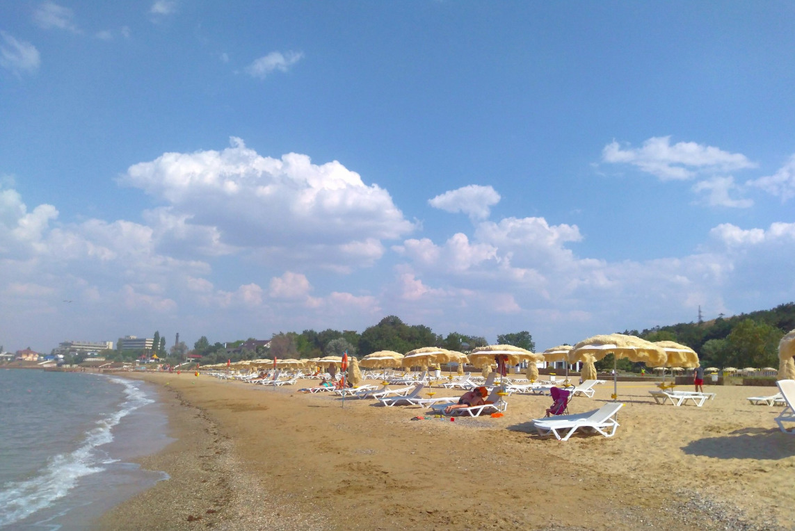 Пляж в Песчаном Крым Бахчисарайский район