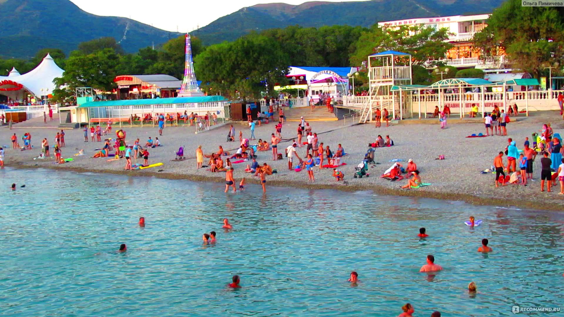 Пляж пансионата Кабардинка 2020