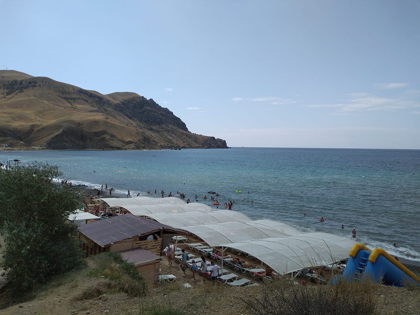 Фото пляж меганом в судаке