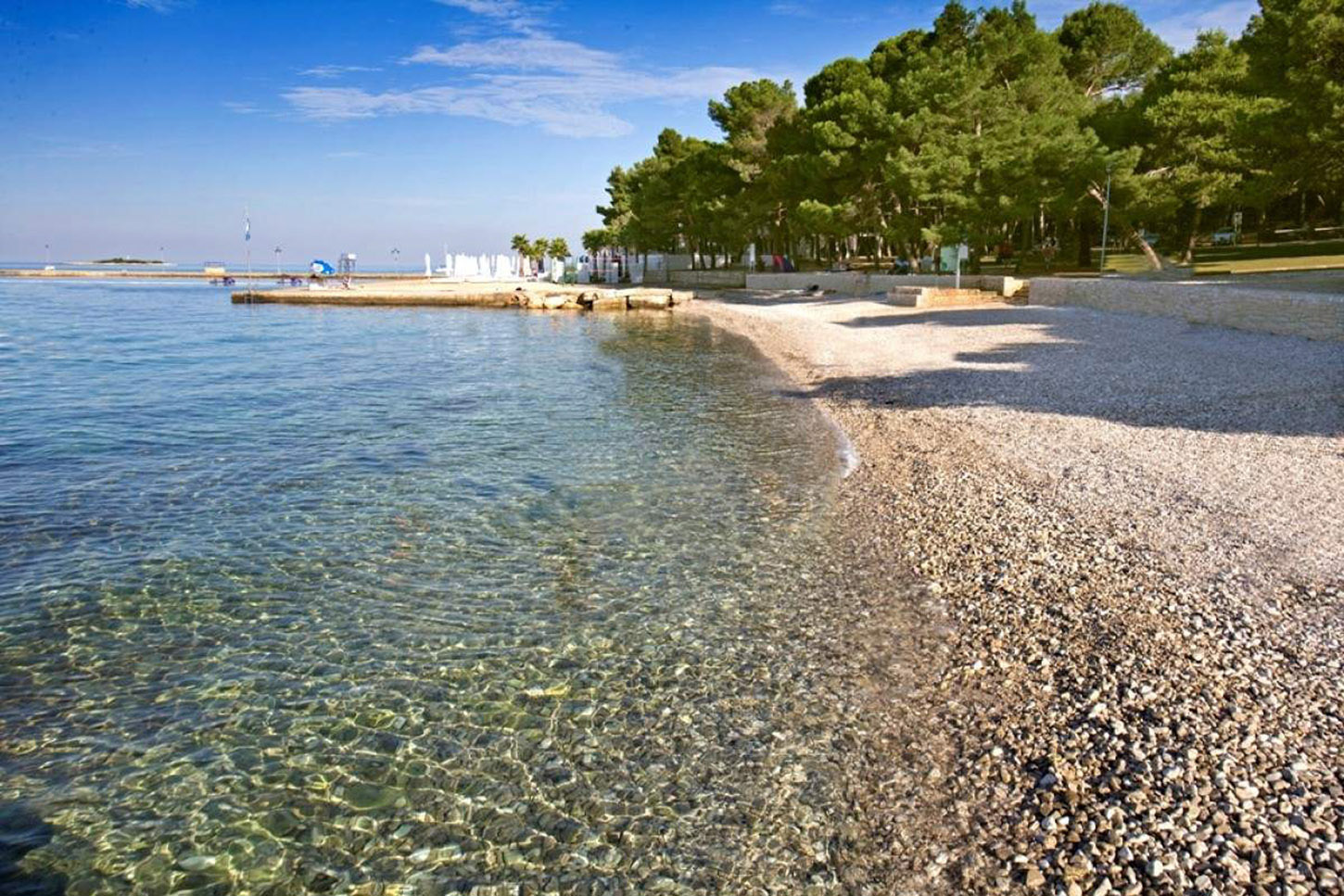 Пореч Хорватия пляжи