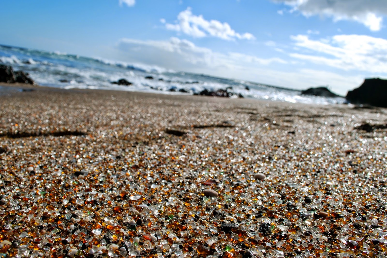 Стеклянный пляж Калифорния