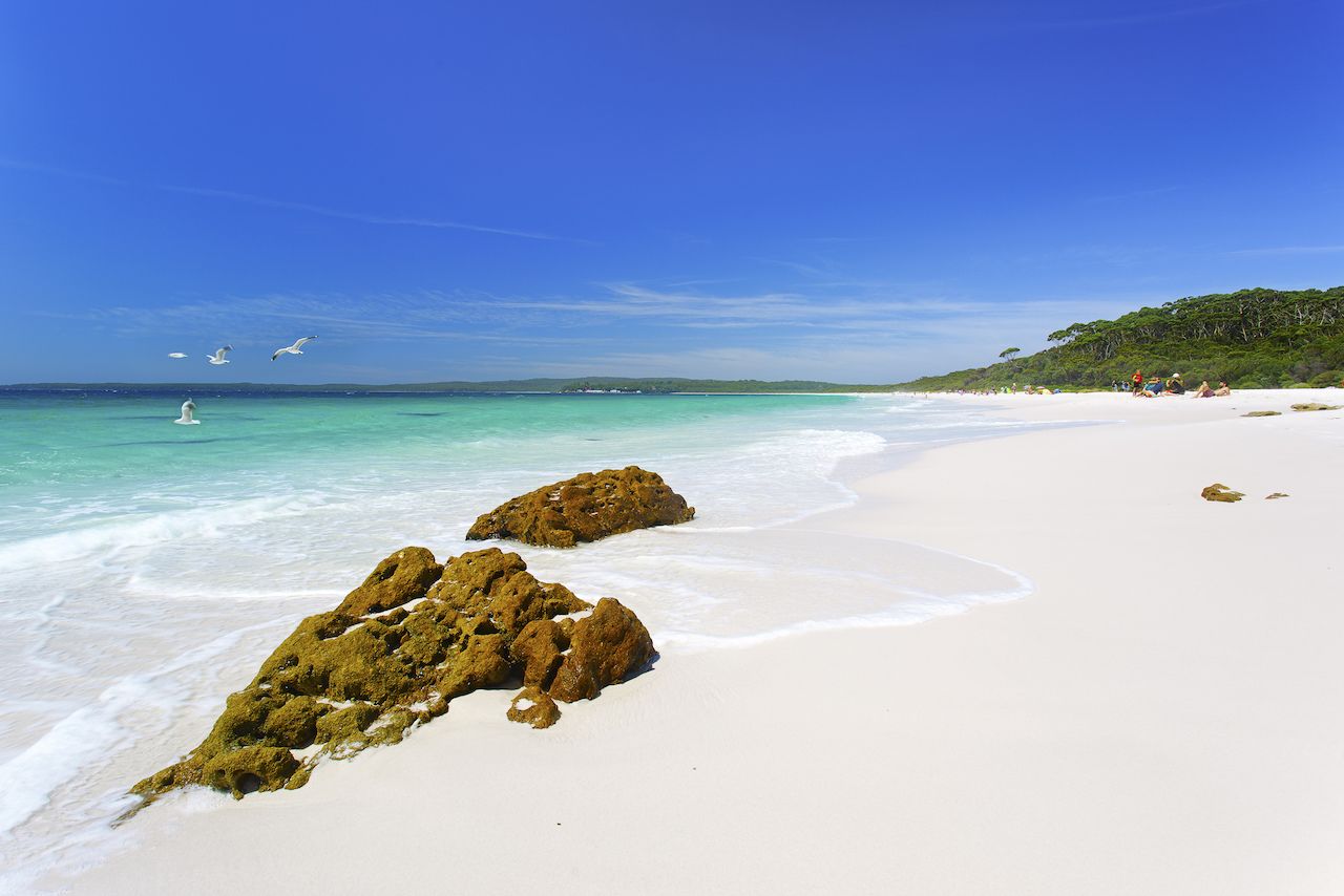 Австралийский пляж Hyams Beach
