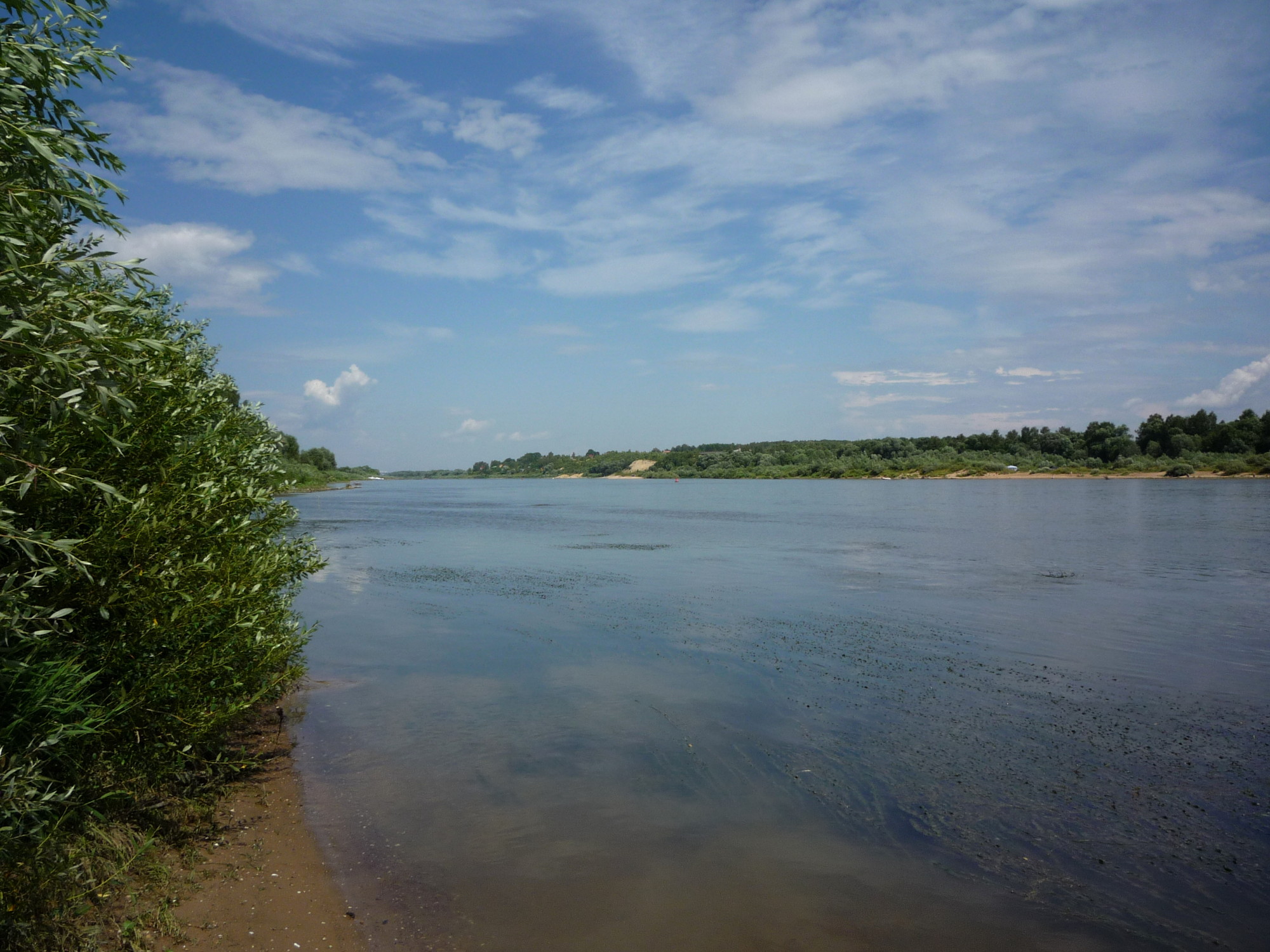 Пляж река Ока Таруса
