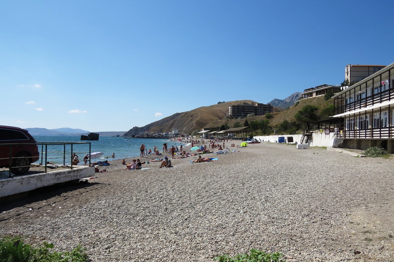 Курортное Крым пляж набережная
