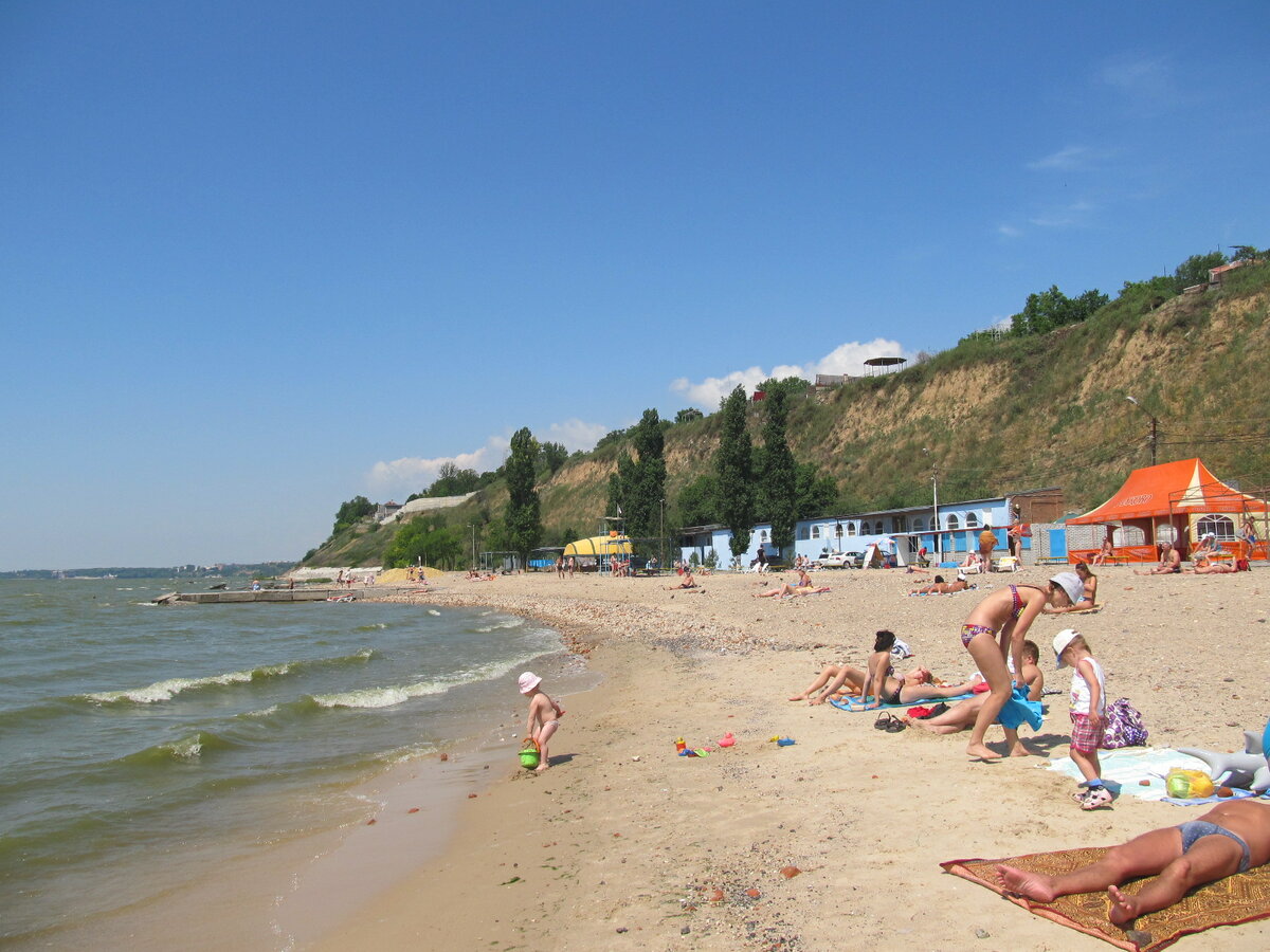 центральный пляж в таганроге