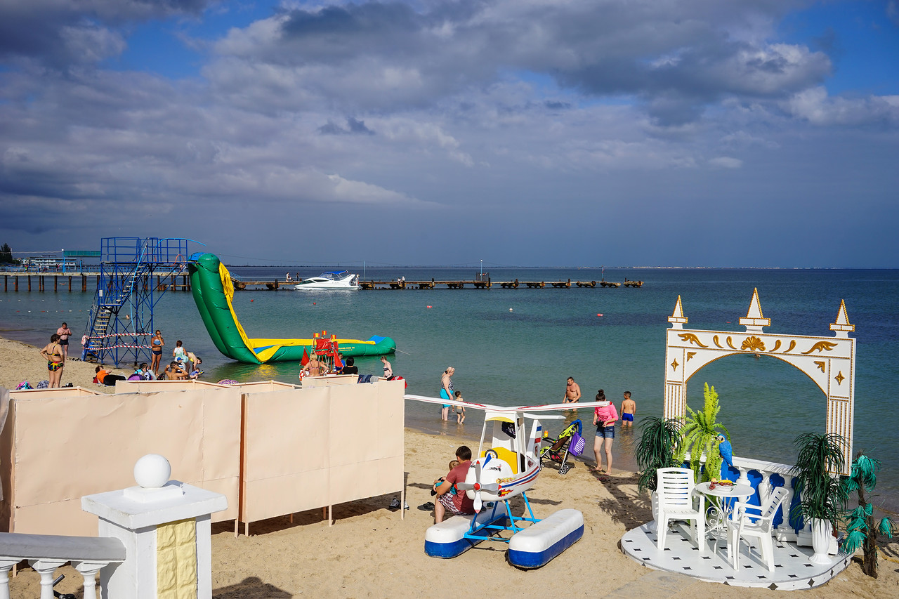 Евпатория Крым пляжи и набережная