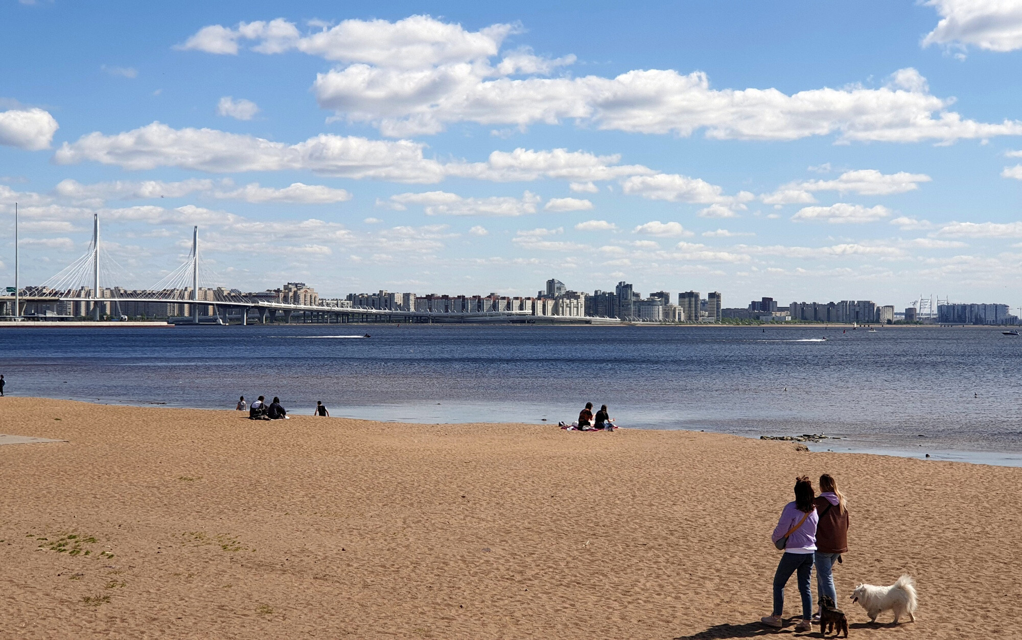 Парк 300-летия Санкт-Петербурга пляж