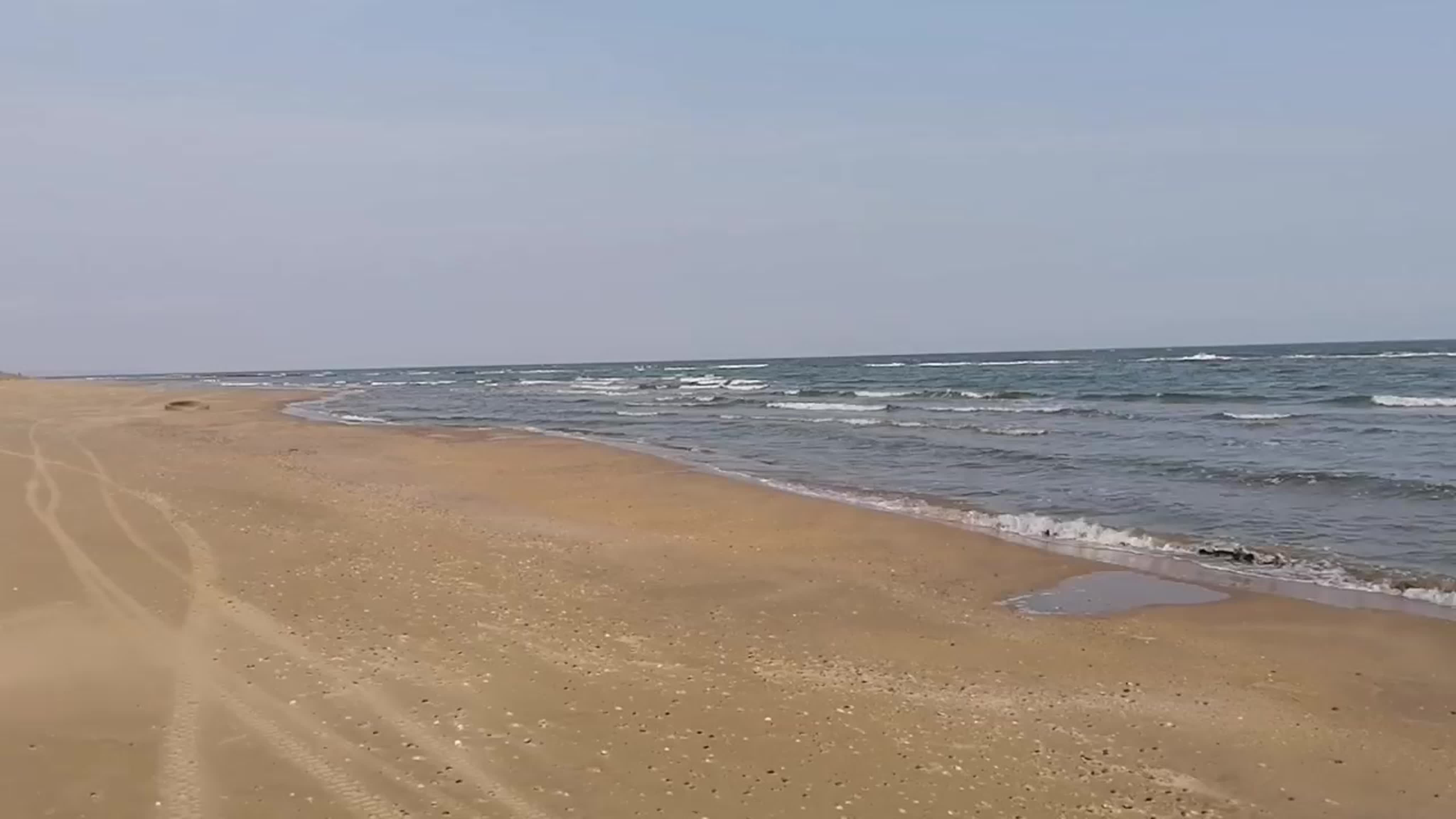Каспийское море берег Крайновка