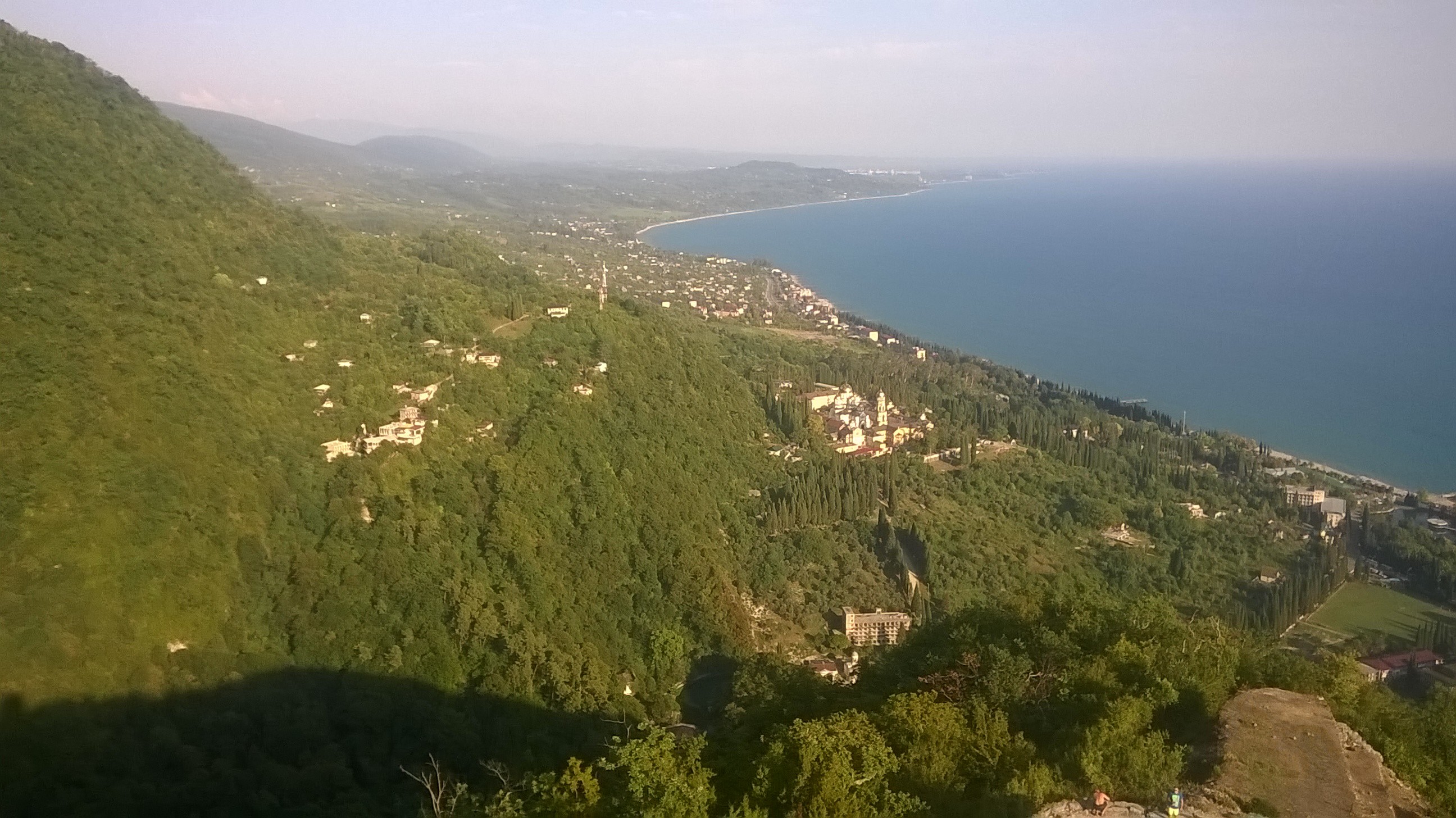 Поселок Леселидзе в Абхазии