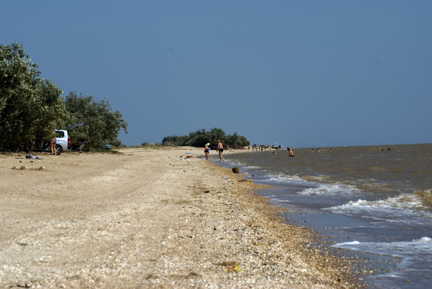 Пляж камышеватская