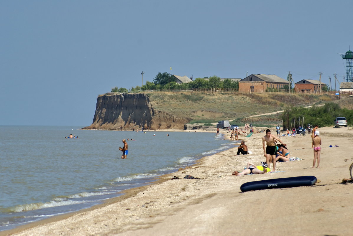 Пляж камышеватская