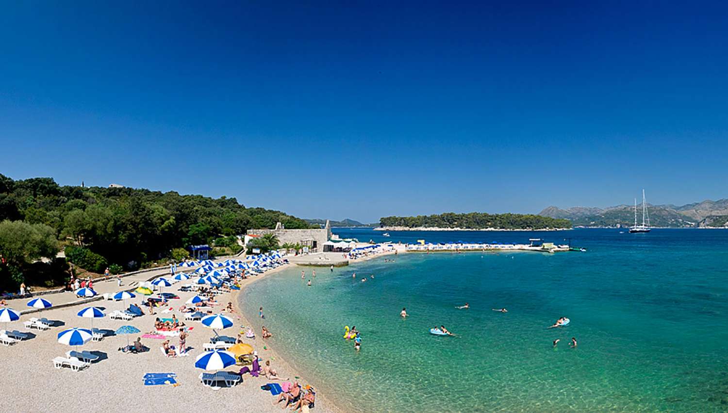 Хорватия дубровник пляж