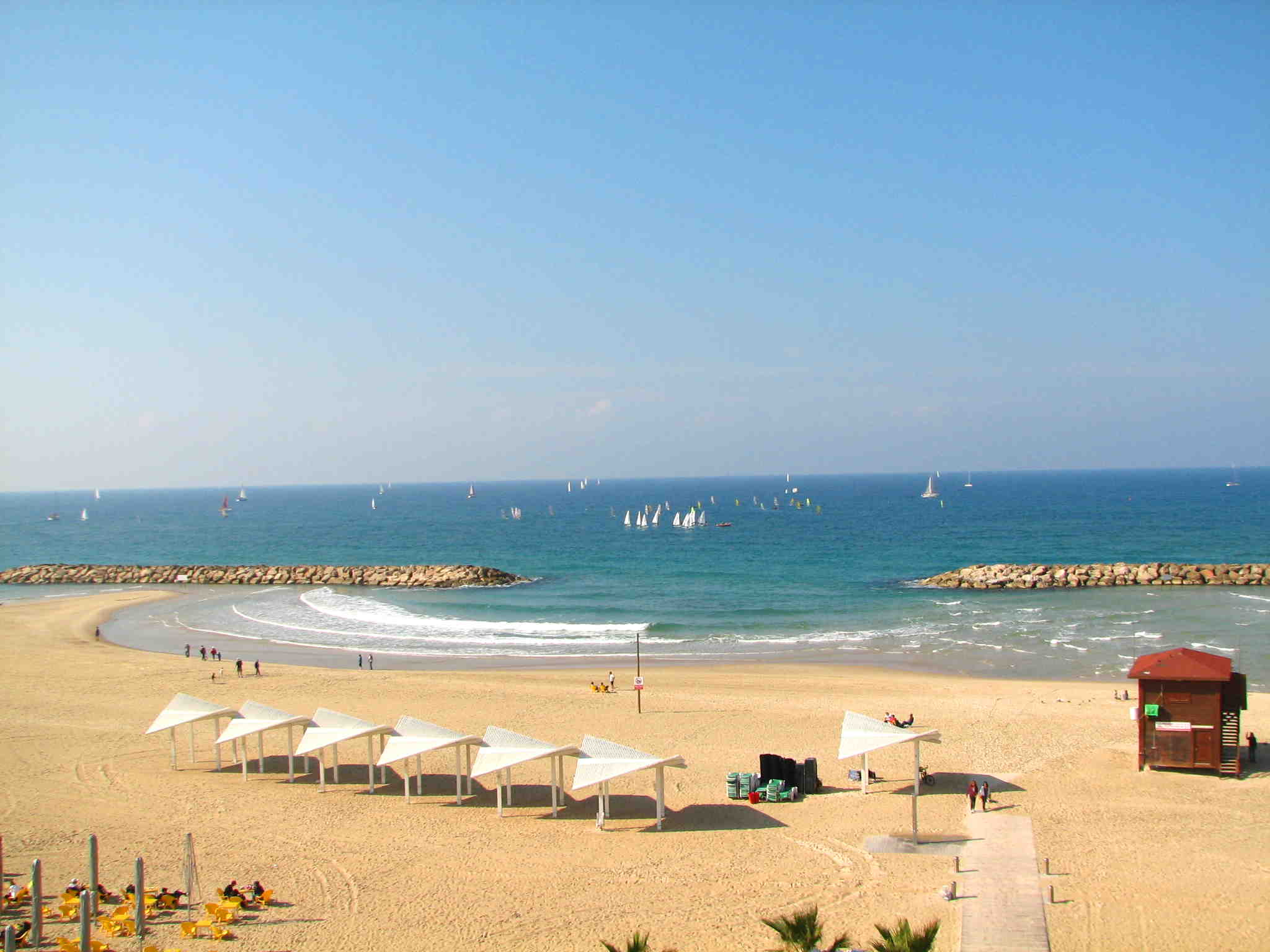 Израиль пляж