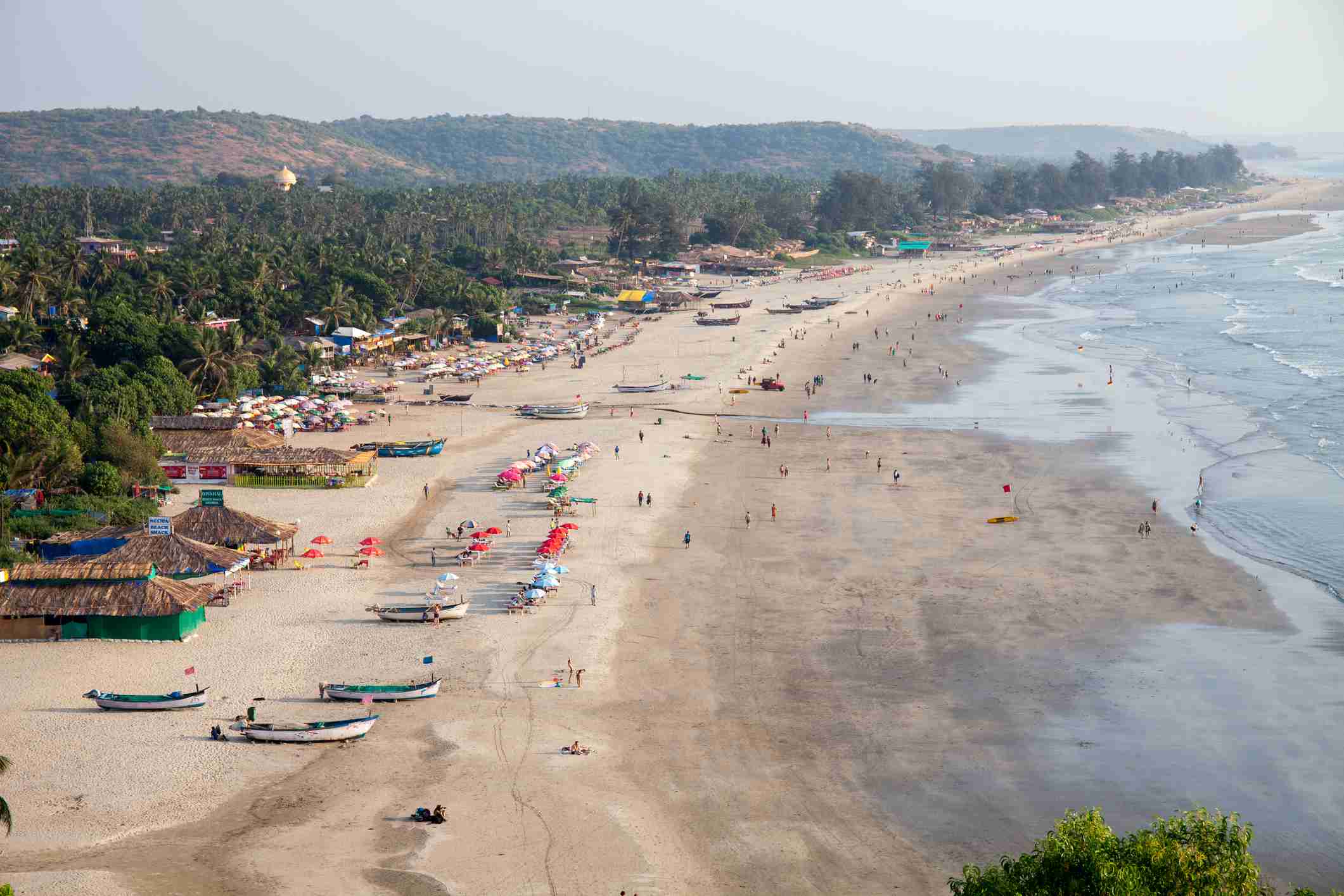Индия пляж арамболь