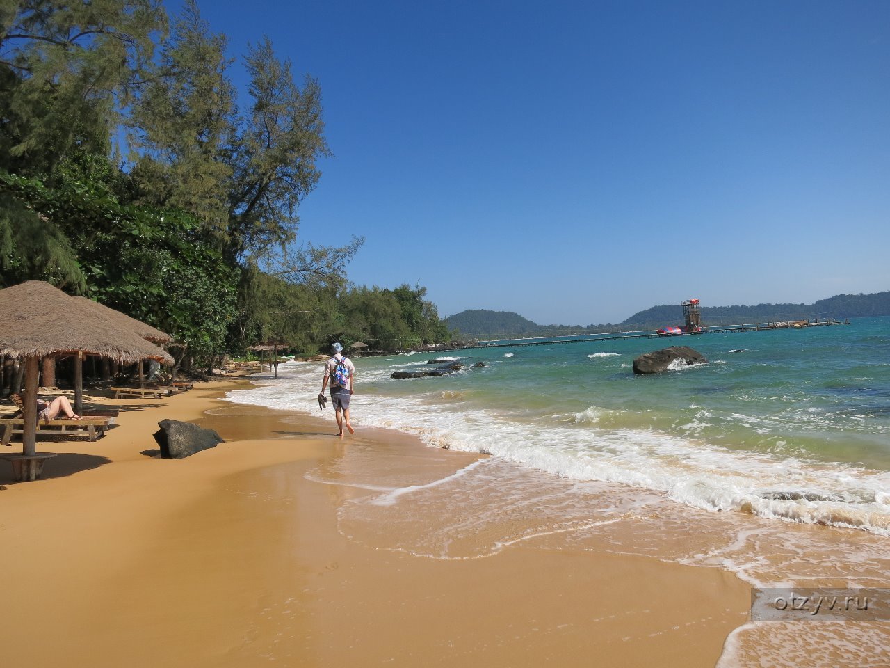 Пляжи в камбодже