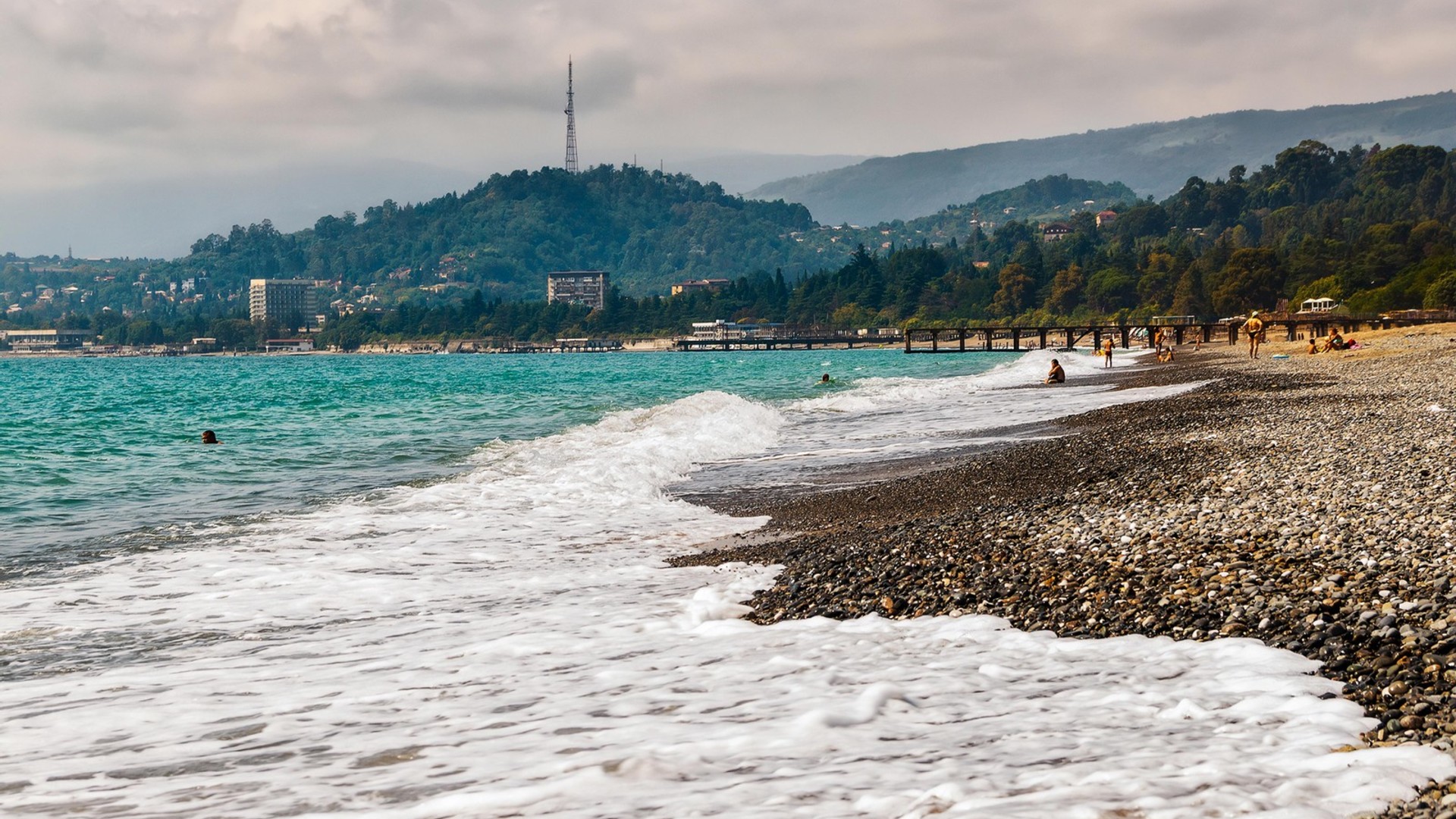 Пляж Синоп Абхазия