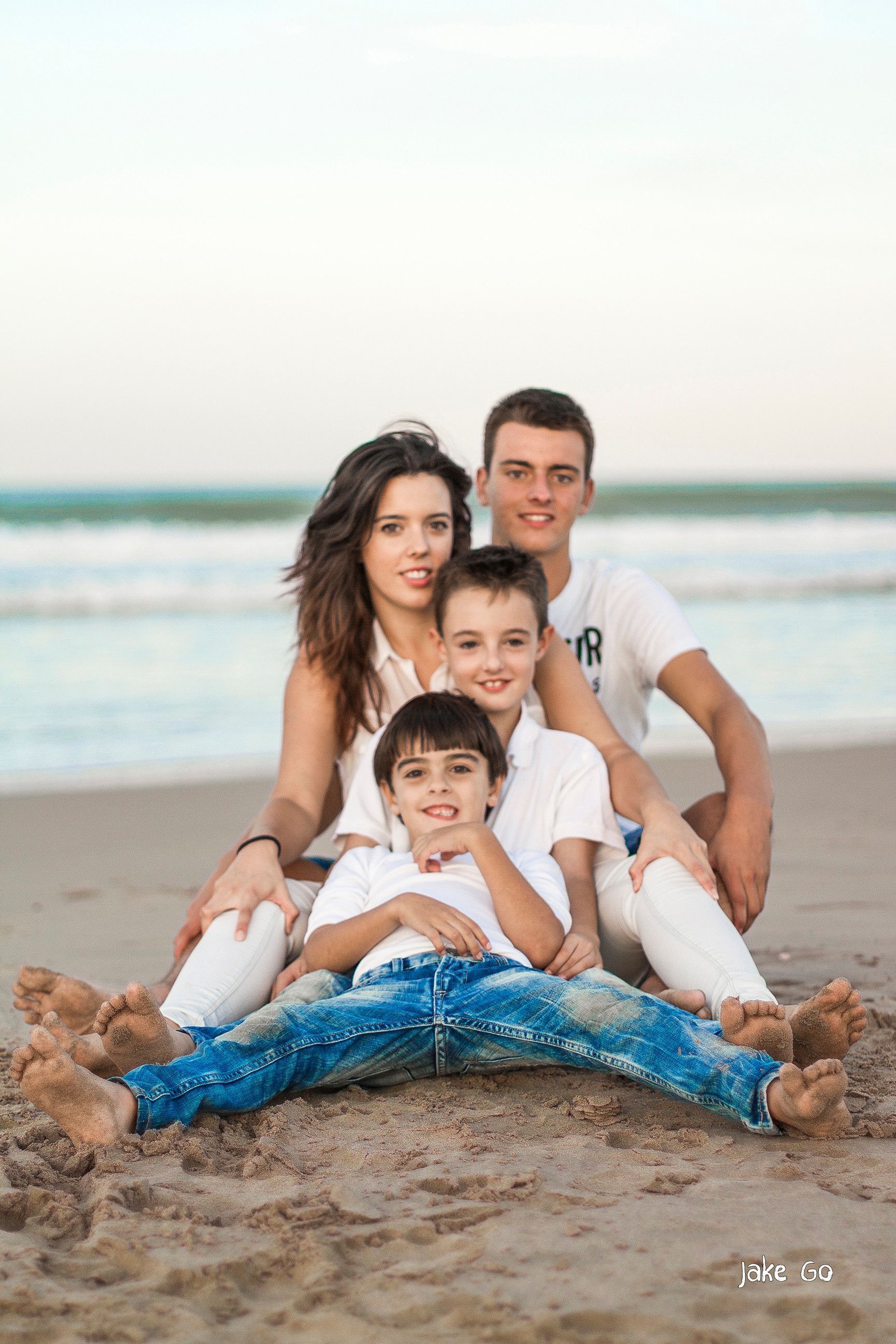 семейные фото на пляже