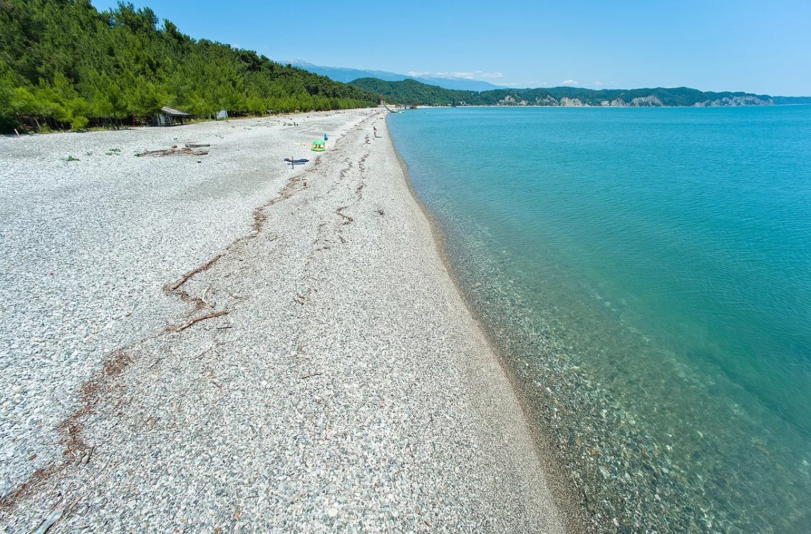 Абхазия песочные пляжи