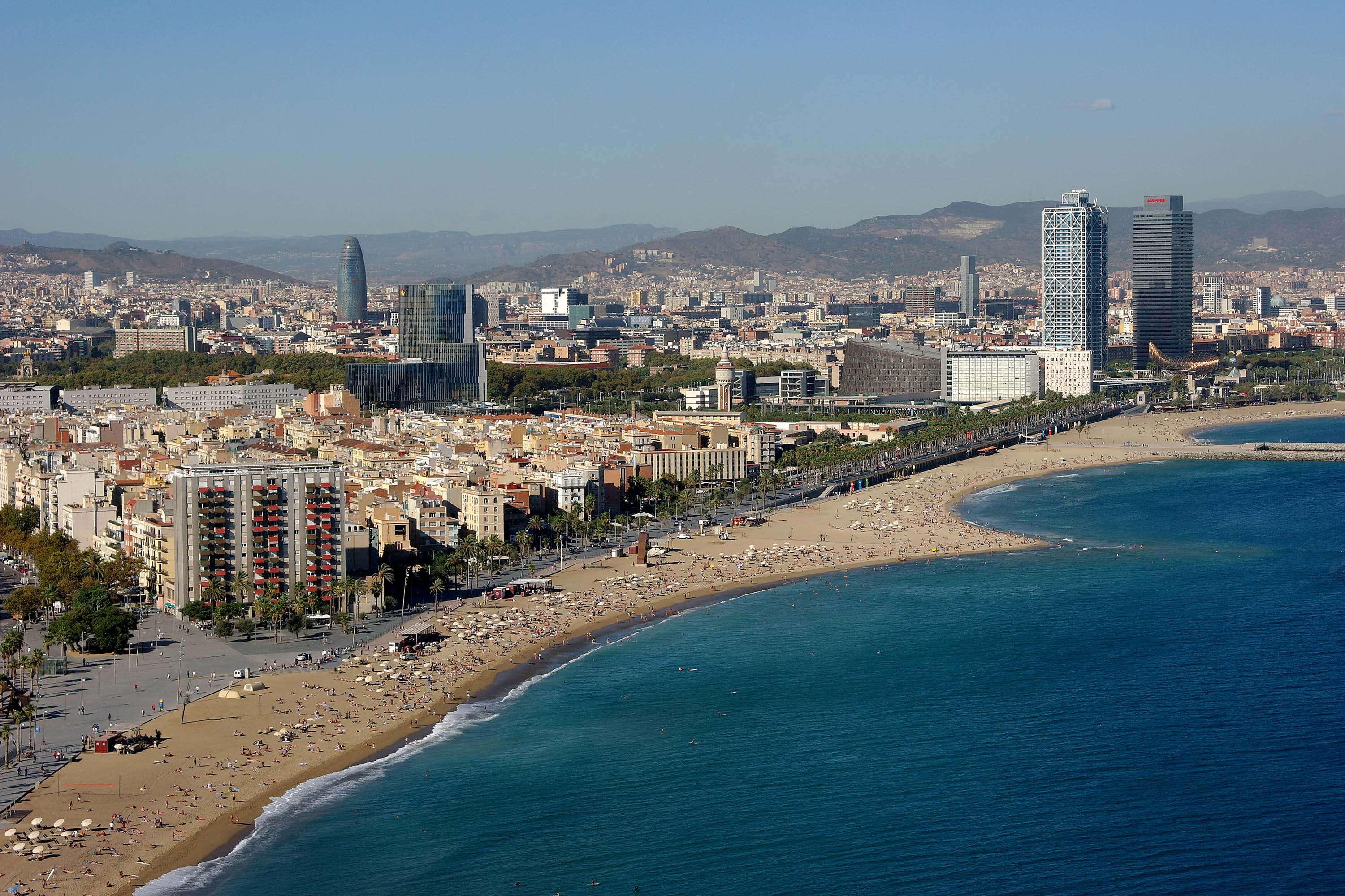 Барселона пляж