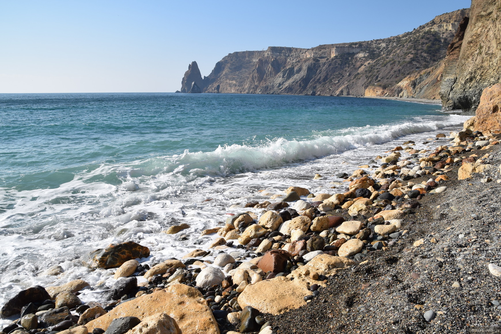 Крым яшмовый пляж