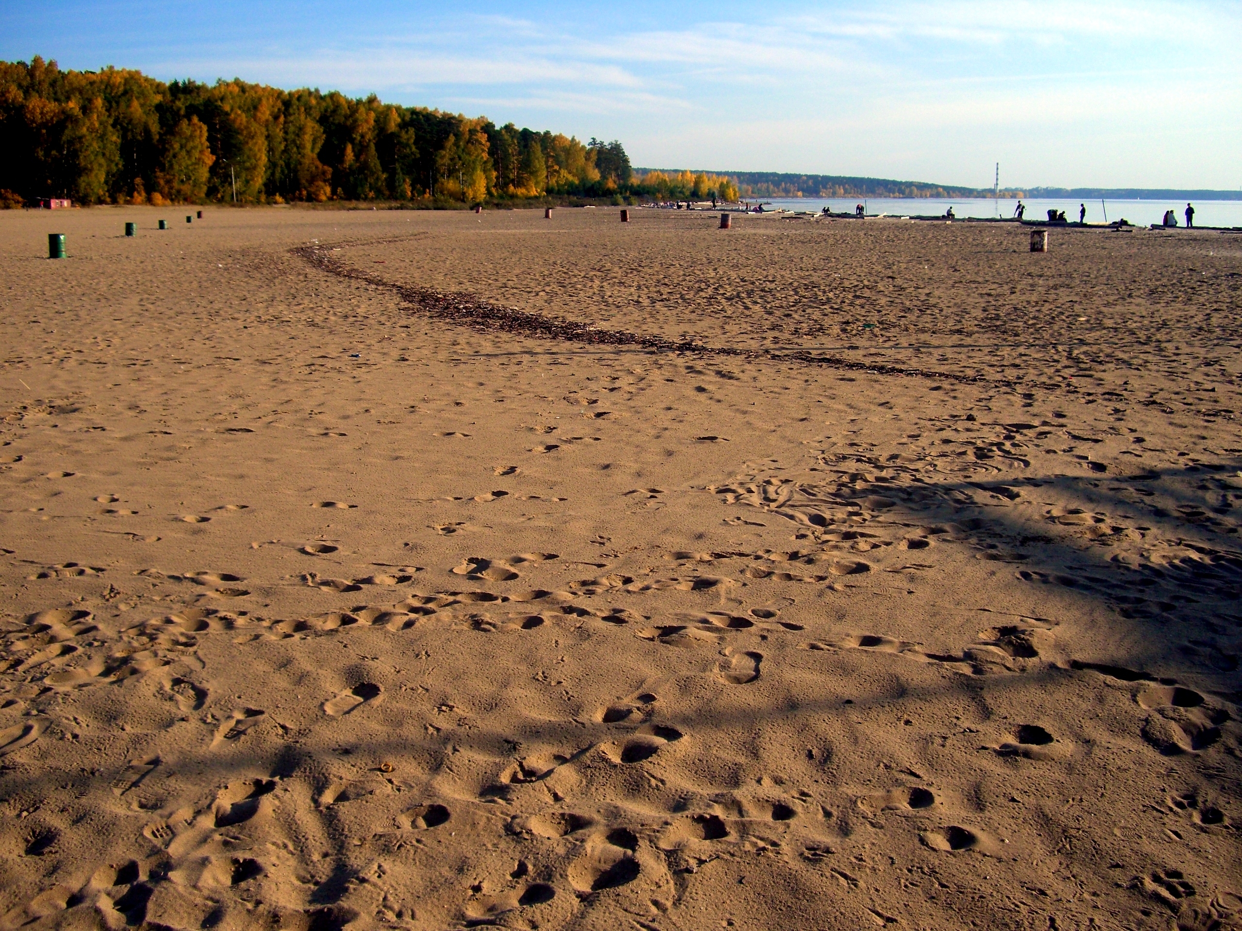 Осенний пляж Зеленогорск