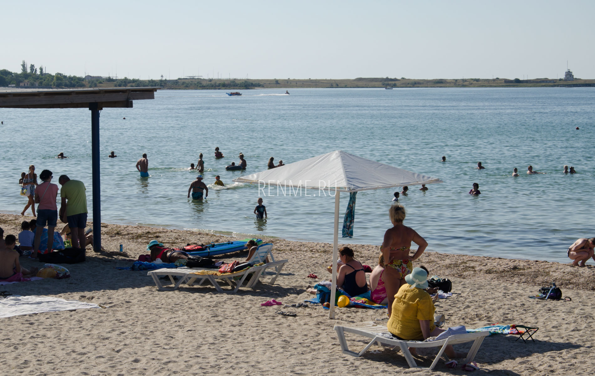 Черноморское Крым пляж 2021