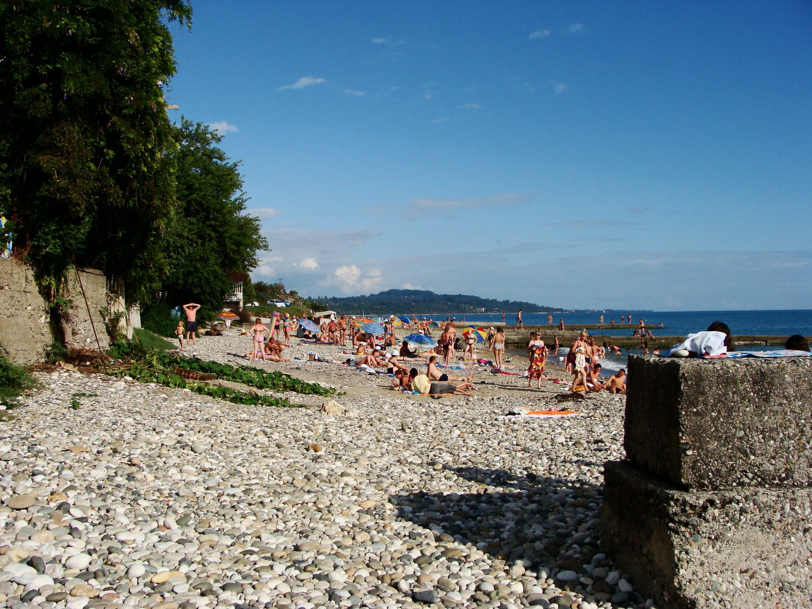 Дикие пляжи Абхазии фото