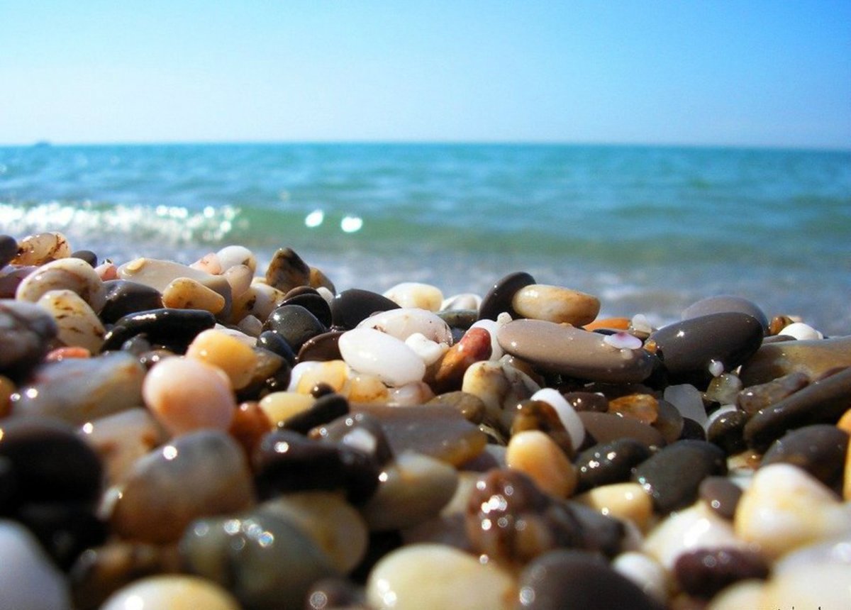 пляж на черном море