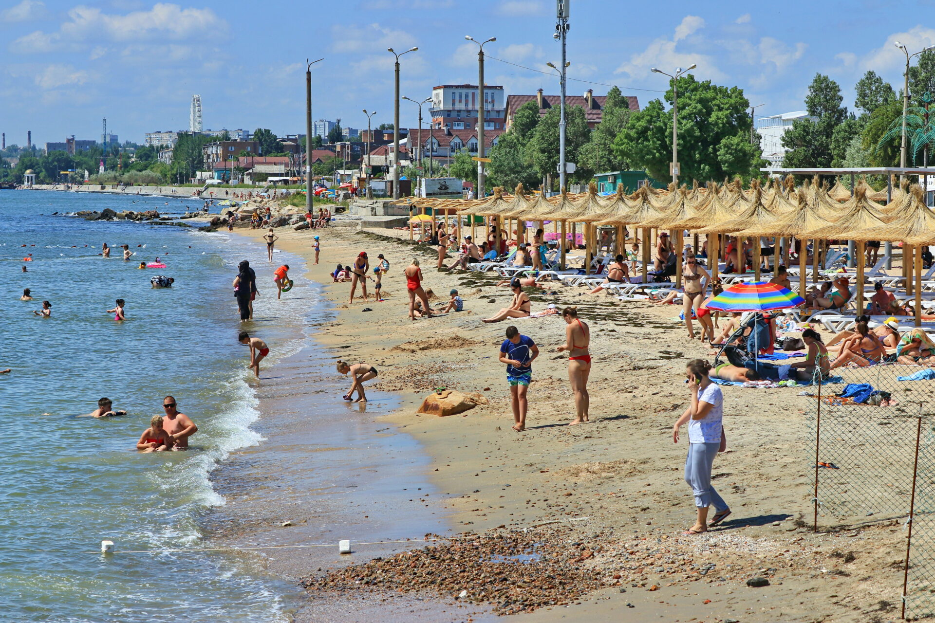 Запорожский пляж