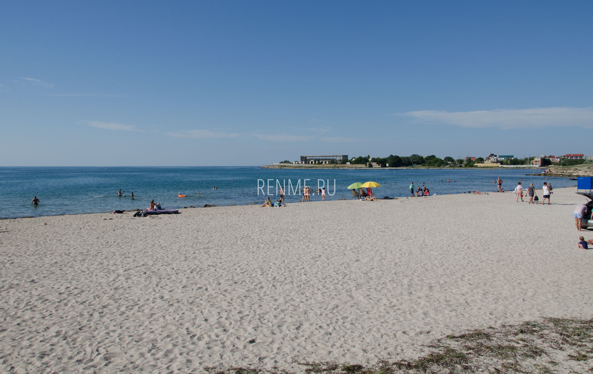 Черноморское Крым песочный пляж