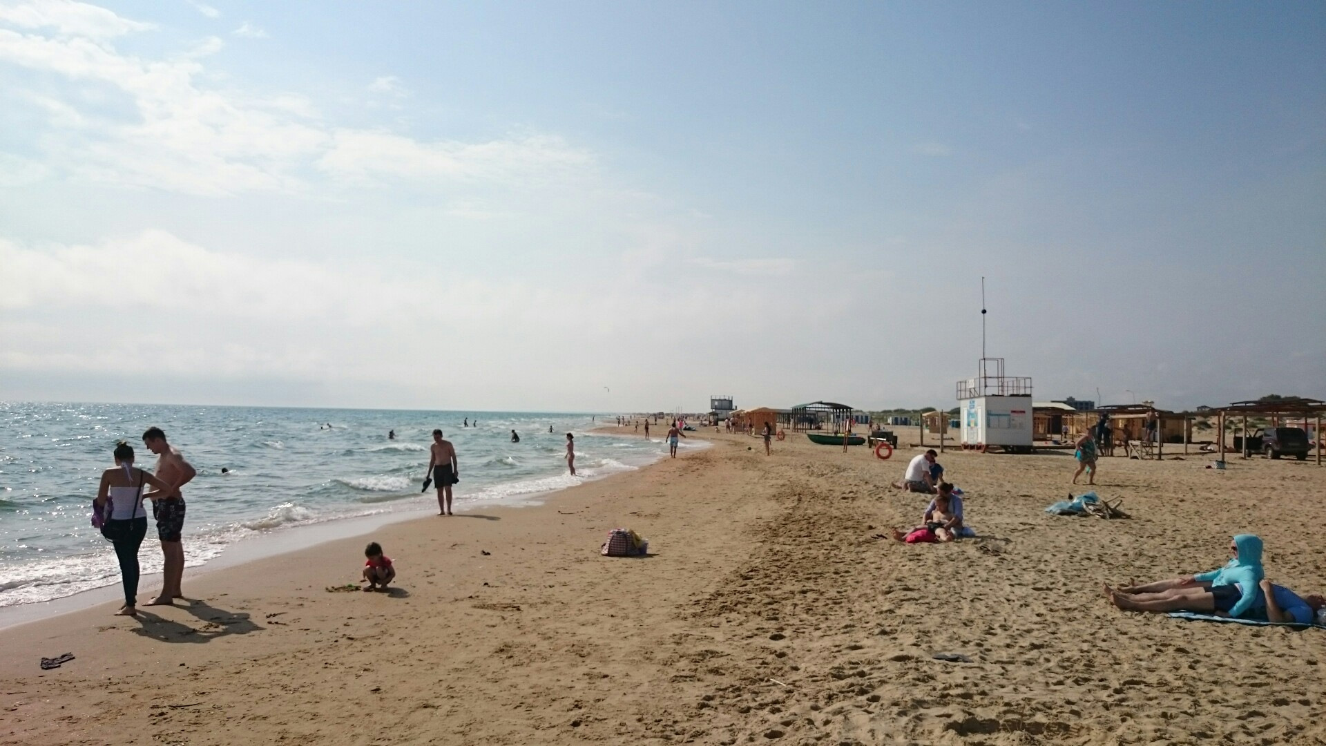 Пляж Витязево в Анапе