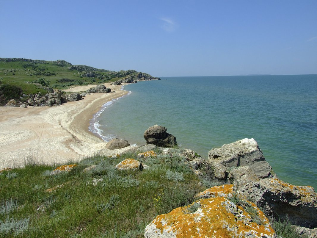 Азовское море генеральские пляжи