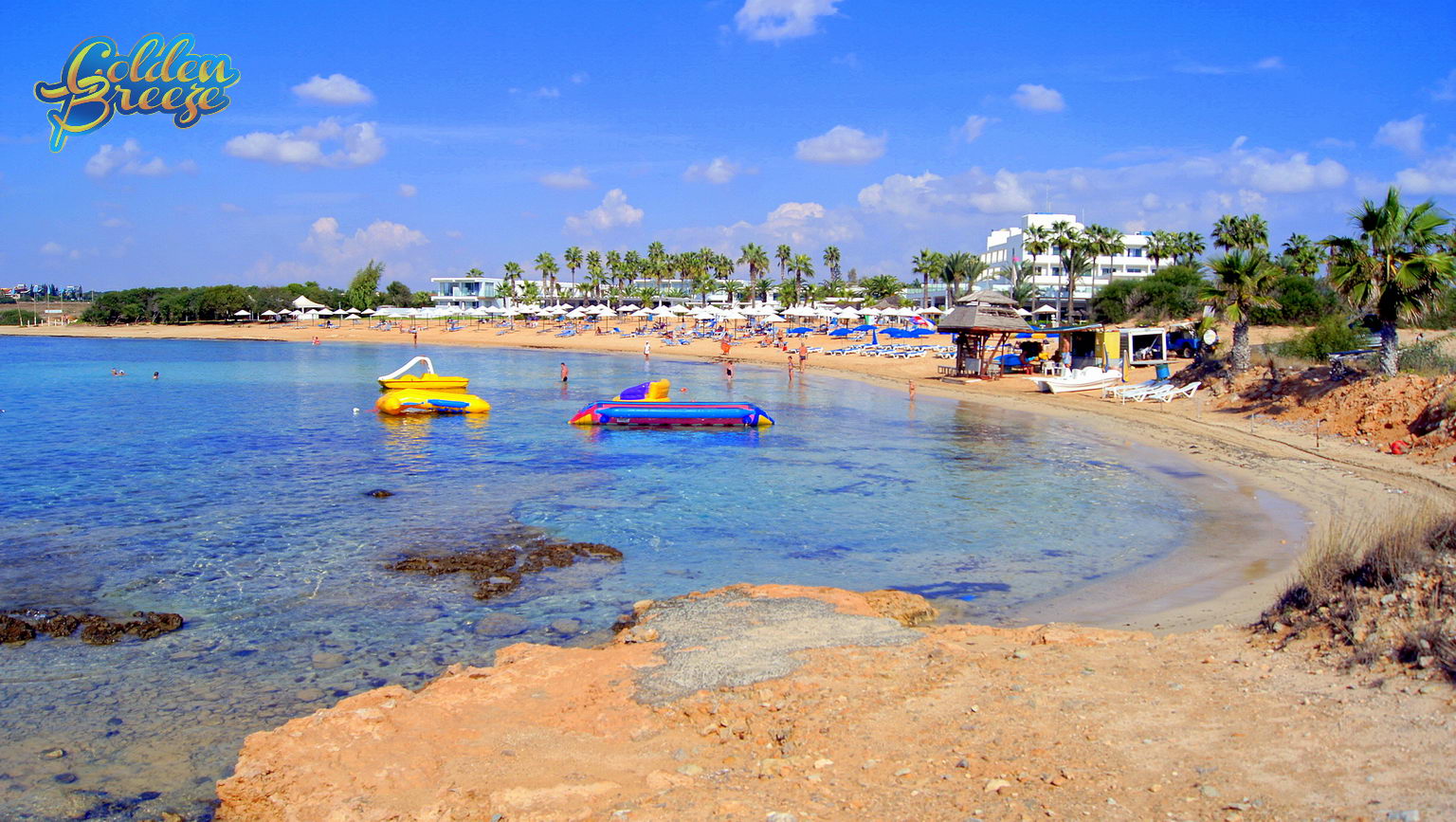Кипр пляж макронисос