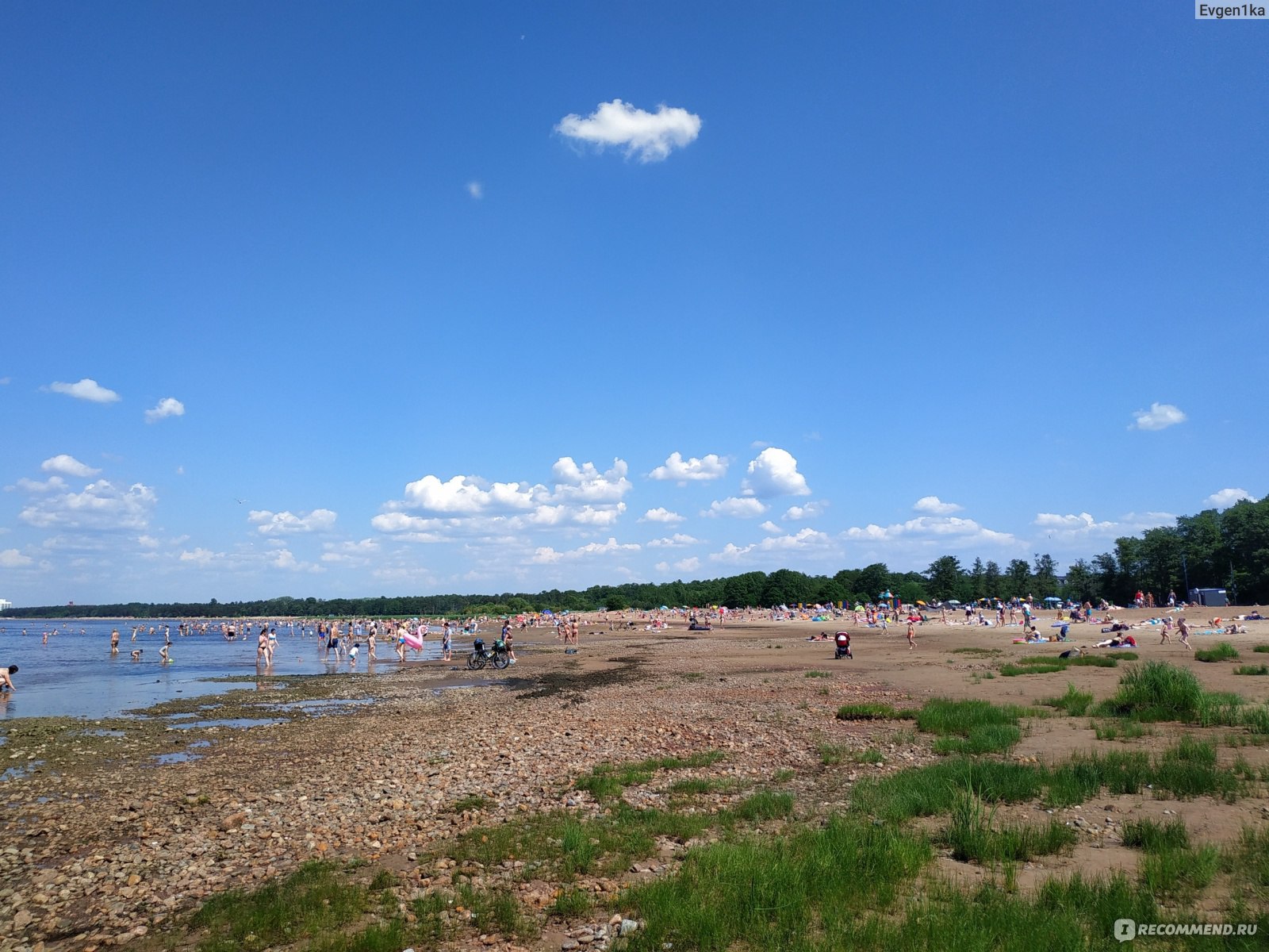 Пляж Дубковский в Сестрорецке