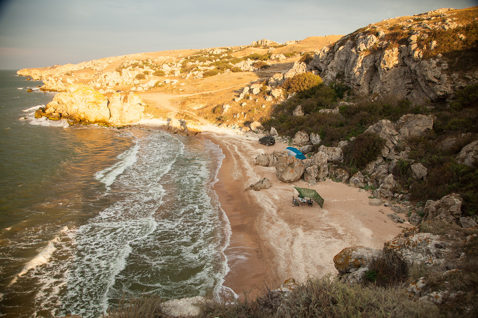 Подземный пляж Крым