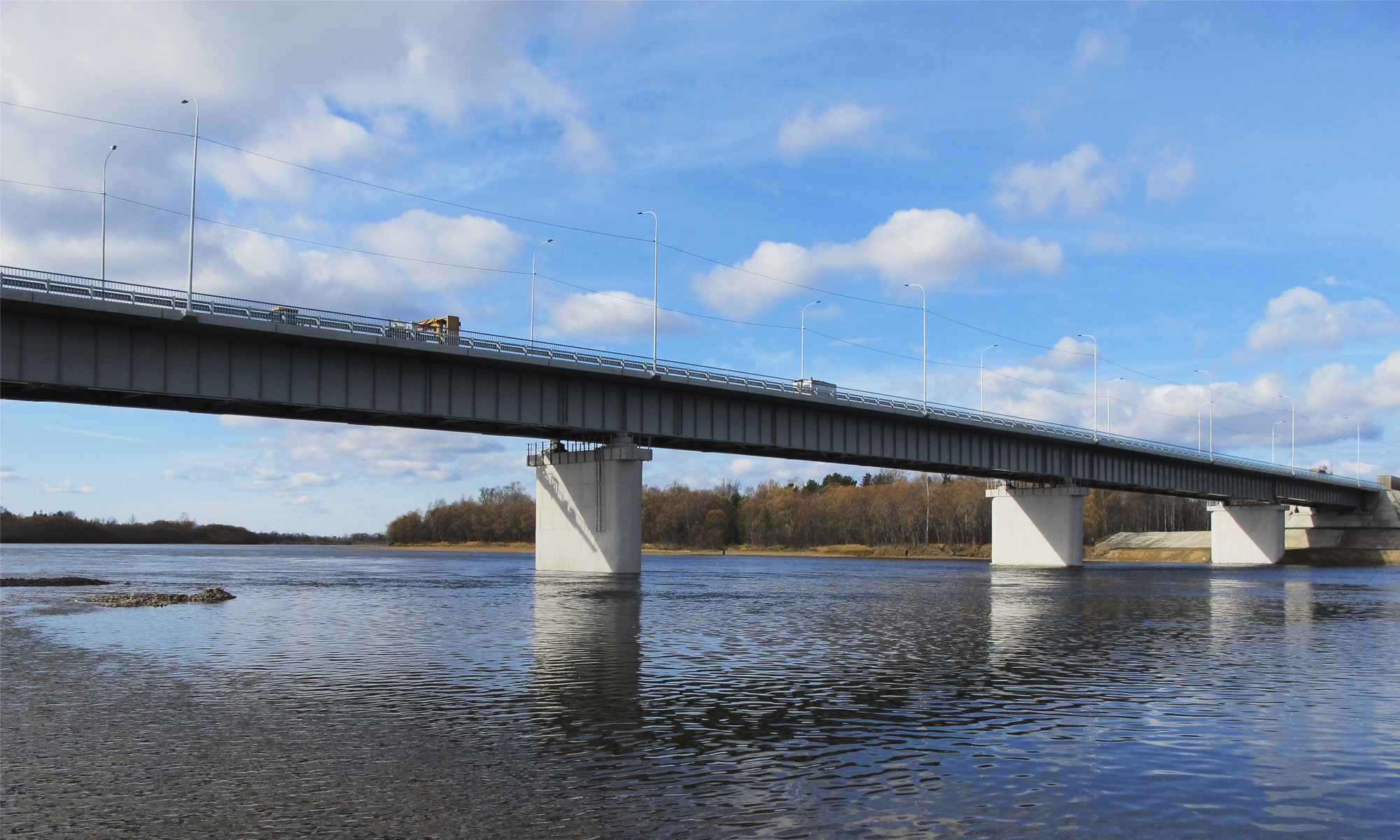 Мост на реке Бирюса