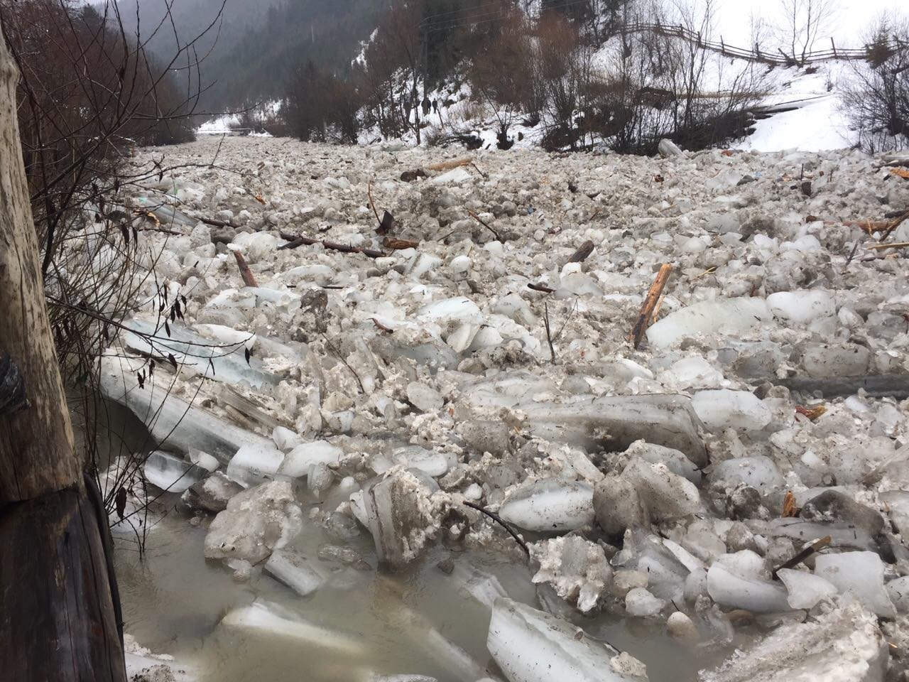 Заторы льда на реках