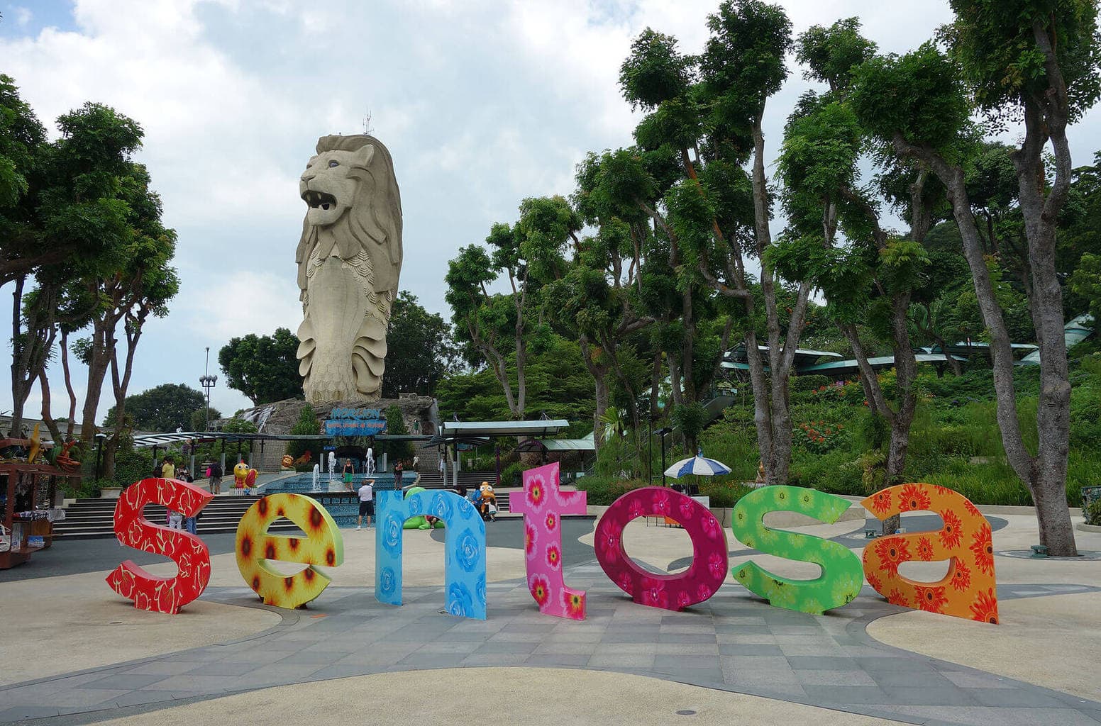 Сингапур остров Сентоза аттракционы