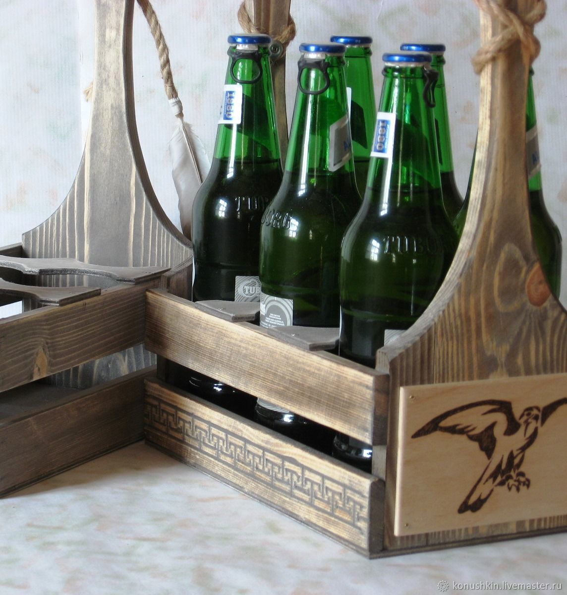 Ящик для пива деревянный