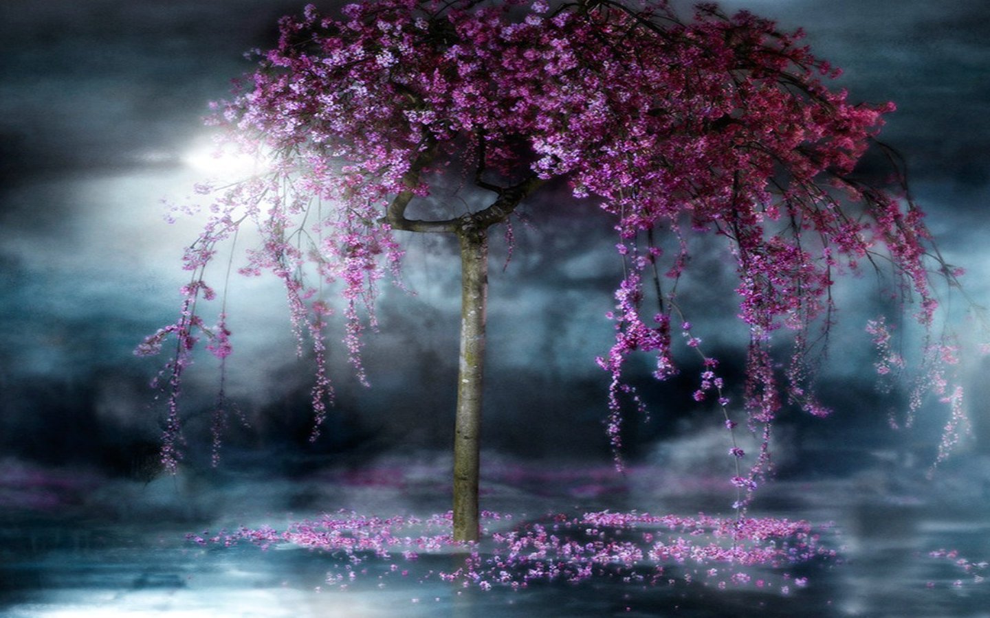 Волшебные цветущие деревья