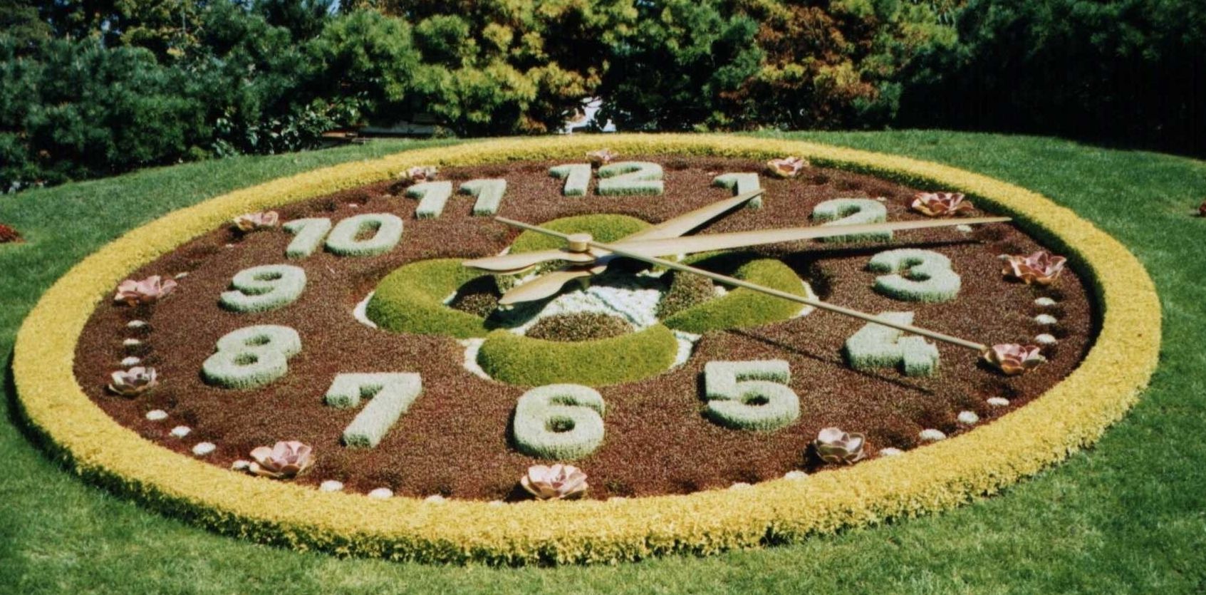 Цветочные часы краснодар. Цветочные часы английский сад Женева, Швейцария. Цветочные часы в Женеве.