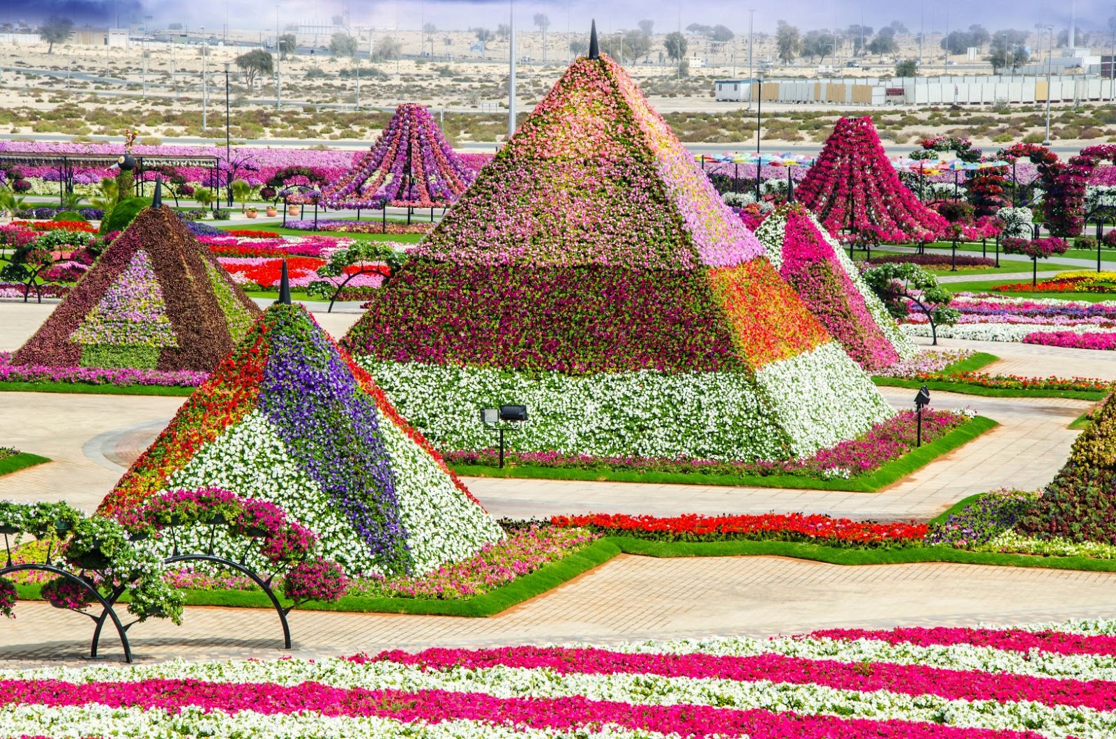 Парк цветов в эмиратах