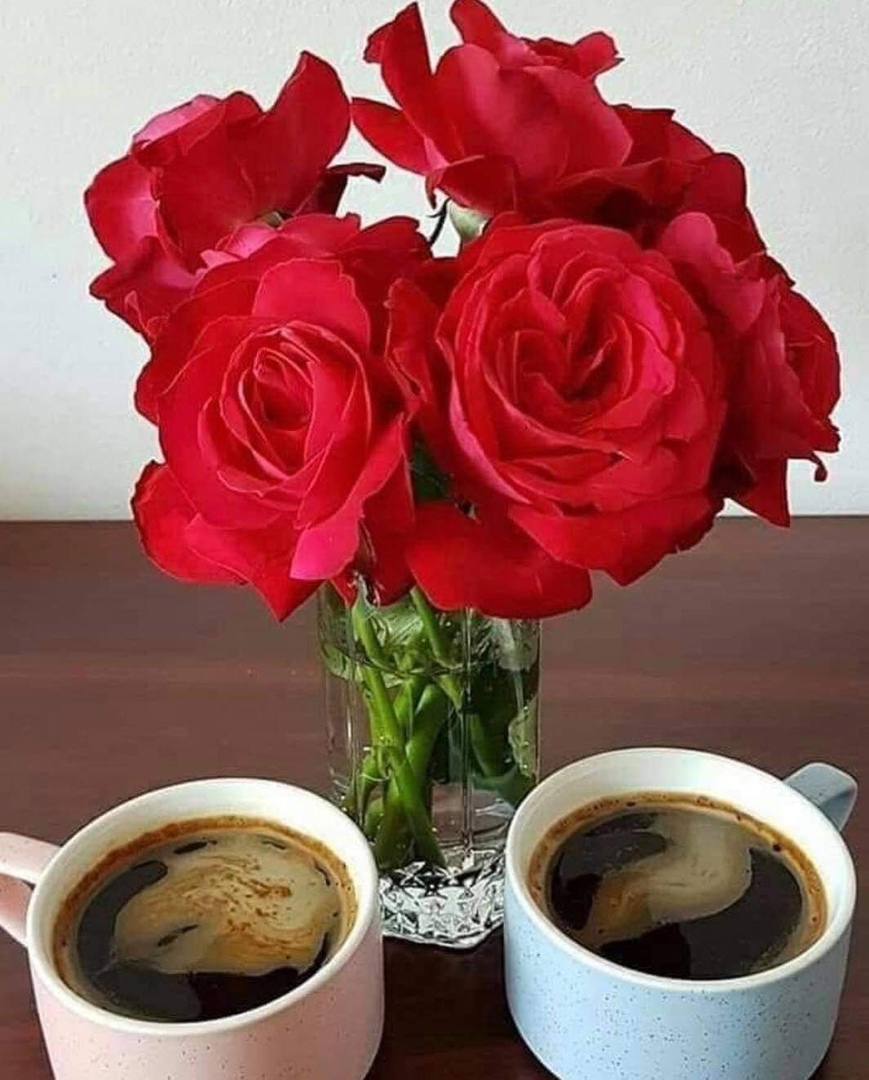 кофе с цветами картинки красивые женщине романтичные